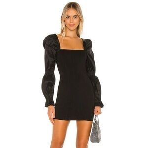 MAJORELLE Black Long Sleeve Dress
